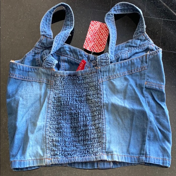 DENIM Crop Top - Picture 2 of 2